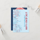 4. Juli Unabhängigkeitstag Karten und Geschenke ! (Vorderseite/Rückseite Beispiel)