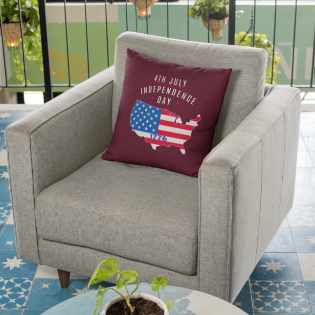 4. Juli Unabhängigkeitstag Kissen (Von Creator hochgeladen)