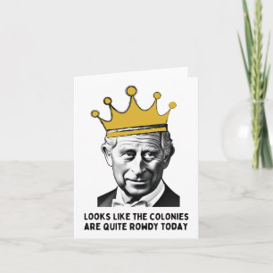 4. Juli Unabhängigkeitstag König Charles Br Karte