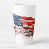 4. Juli - Unabhängigkeitstag Milchtasse (Vorderseite)