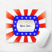 4. Juli Unabhängigkeitstag Mousepad (Mit Mouse)