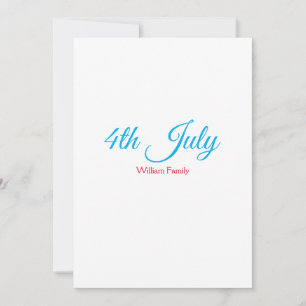 4. Juli Unabhängigkeitstag Name Text anpassen Einladung