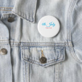4. Juli Unabhängigkeitstag Namenstext hinzufügen Button (Beispiel)