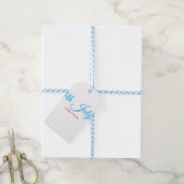 4. Juli Unabhängigkeitstag Namenstext hinzufügen Geschenkanhänger (Mit Garn)