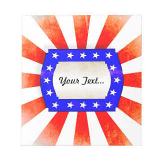 4. Juli Unabhängigkeitstag Notizblock