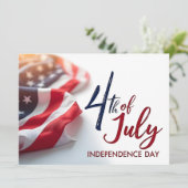 4. Juli Unabhängigkeitstag Patriotisches Design (Stehend Vorderseite)