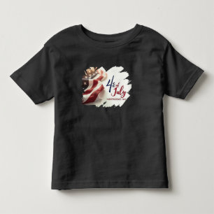 4. Juli Unabhängigkeitstag Patriotisches Design Kleinkind T-shirt