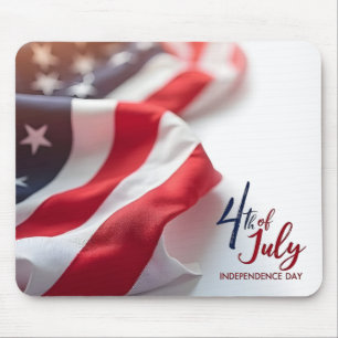 4. Juli Unabhängigkeitstag Patriotisches Design Mousepad