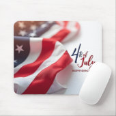 4. Juli Unabhängigkeitstag Patriotisches Design Mousepad (Mit Mouse)