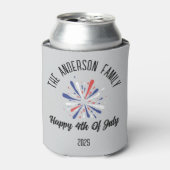 4. Juli Unabhängigkeitstag Personalisierter Name Dosenkühler (Kanne Vorderseite)