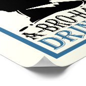 4. Juli Unabhängigkeitstag Poster (Ecke)