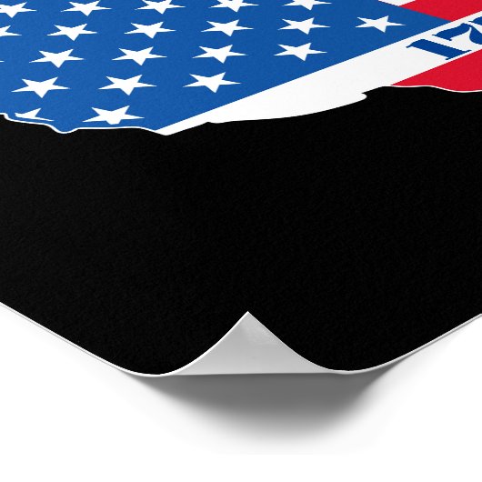 4. JULI-Unabhängigkeitstag Poster (Ecke)