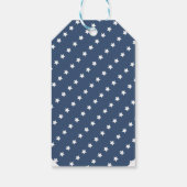 4. Juli Unabhängigkeitstag Red Blue Bulldog Geschenkanhänger (Rückseite)