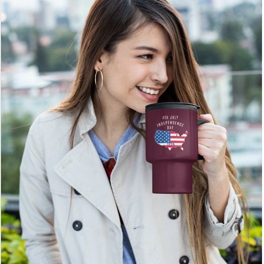 4. JULI-Unabhängigkeitstag Reisebecher