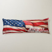 4. Juli - Unabhängigkeitstag Seitenschläferkissen (Rückseite)