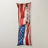 4. Juli - Unabhängigkeitstag Seitenschläferkissen (Rückseite (Vertikal))