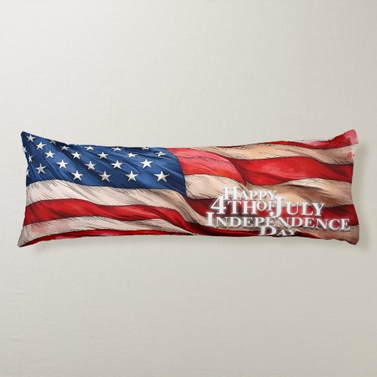4. Juli - Unabhängigkeitstag Seitenschläferkissen (Vorderseite)