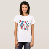 4. Juli Unabhängigkeitstag T-Shirt (Vorne ganz)