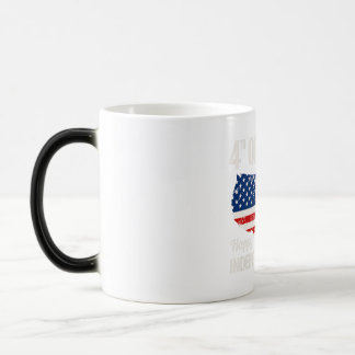 4. Juli Unabhängigkeitstag T Shirt Verwandlungstasse