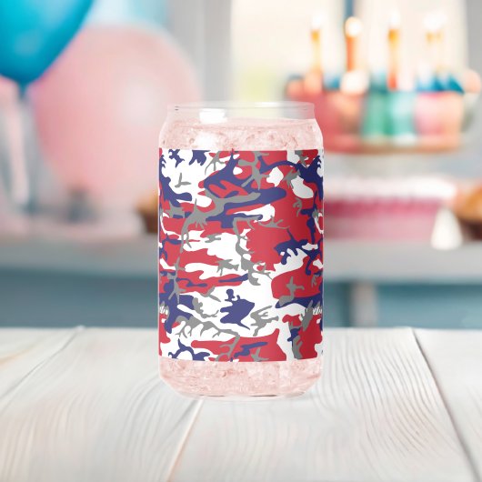 4. Juli, Unabhängigkeitstag, Tarn-Grau Dosenglas (Insitu (Baby Party))