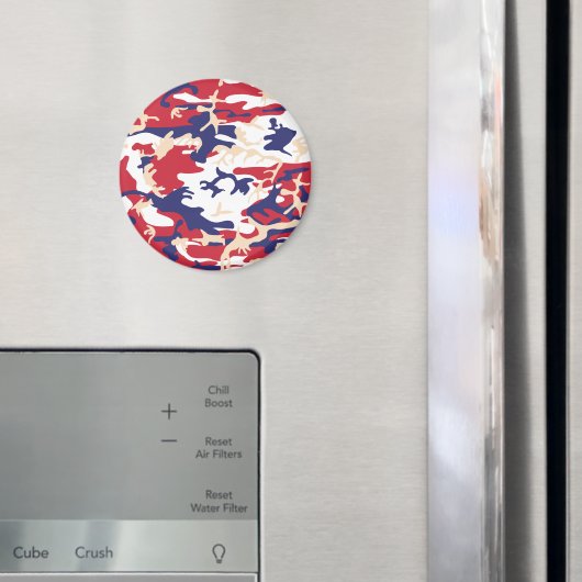 4. Juli, Unabhängigkeitstag, Tarnfarbe Beige Magnet (In Situ (Kühlschrank))