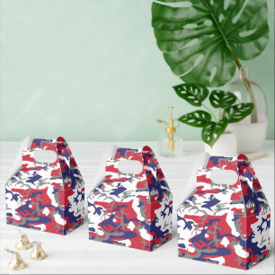 4. Juli, Unabhängigkeitstag, Tarnfarbe Grau Geschenkschachtel