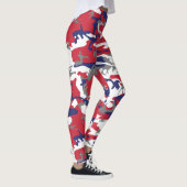4. Juli, Unabhängigkeitstag, Tarnfarbe Grau Leggings (Rechts)