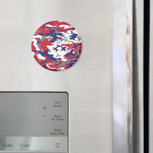 4. Juli, Unabhängigkeitstag, Tarnfarbe Grau Magnet (In Situ (Kühlschrank))