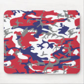 4. Juli, Unabhängigkeitstag, Tarnfarbe Grau Mousepad (Vorne)