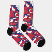 4. Juli, Unabhängigkeitstag, Tarnfarbe Grau Socken (Rechts)