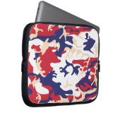 4. Juli, Unabhängigkeitstag, Tarnung Beige Laptopschutzhülle (Vorne Rechts)