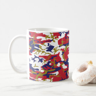 4. Juli, Unabhängigkeitstag, Tarnung Gold Kaffeetasse