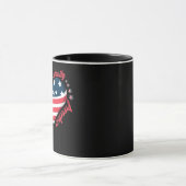 4. Juli Unabhängigkeitstag Tasse (Zentrum)