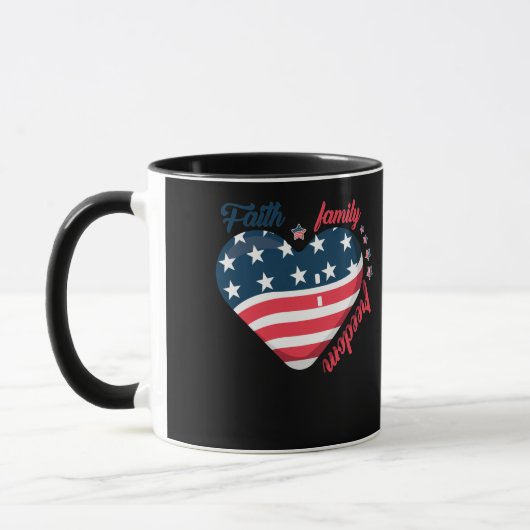 4. Juli Unabhängigkeitstag Tasse (Links)