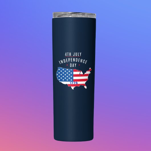 4. JULI-Unabhängigkeitstag Thermosbecher