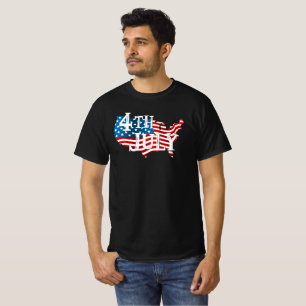 4. Juli Unabhängigkeitstag Uncle Sam Hat America T-Shirt