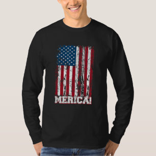 4. Juli Unabhängigkeitstag US-amerikanische Flagge T-Shirt