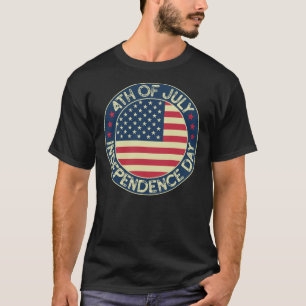 4. Juli Unabhängigkeitstag USA Flag Patriotic T-Shirt
