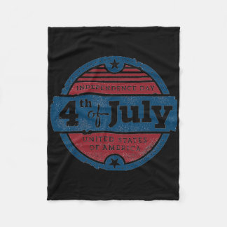 4. Juli Unabhängigkeitstag USA Staaten Fleecedecke