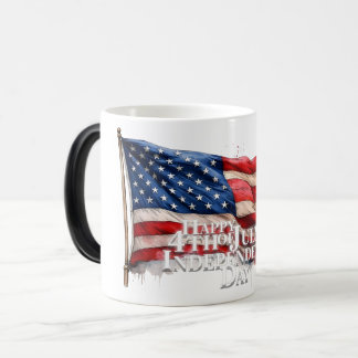4. Juli - Unabhängigkeitstag Verwandlungstasse