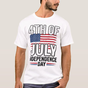 4. Juli Unabhängigkeitstag Vintage-Shirt-Design_ T-Shirt