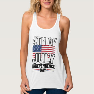 4. Juli Unabhängigkeitstag Vintage-Shirt-Design_ Tank Top