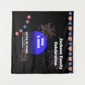 4. Juli, Unabhängigkeitstag Wandteppich (Vorderseite (Horizontal))