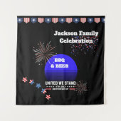 4. Juli, Unabhängigkeitstag Wandteppich (Vorderseite)