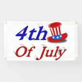 4. Juli Uncle Sam Banner (Horizontal)