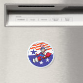 4. Juli Uncle Sam Magnet (In Situ (Geschirrspüler))