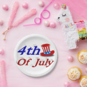4. Juli Uncle Sam Pappteller (Party)