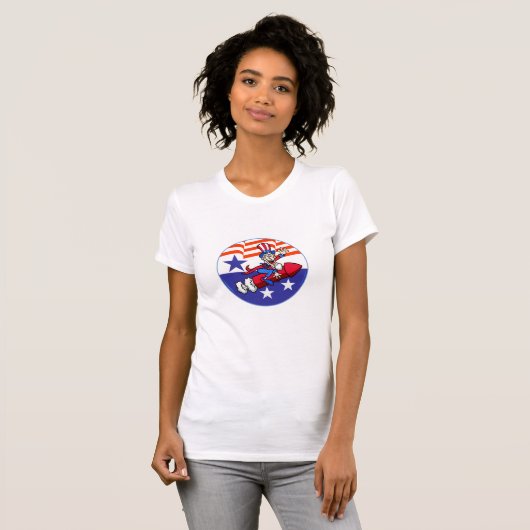 4. Juli Uncle Sam T - Shirt (Vorne ganz)