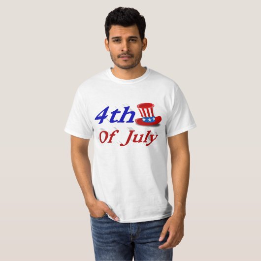 4. Juli Uncle Sam T-Shirt (Vorne ganz)