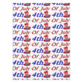 4. Juli Uncle Sam Tischdecke (Vorderseite)